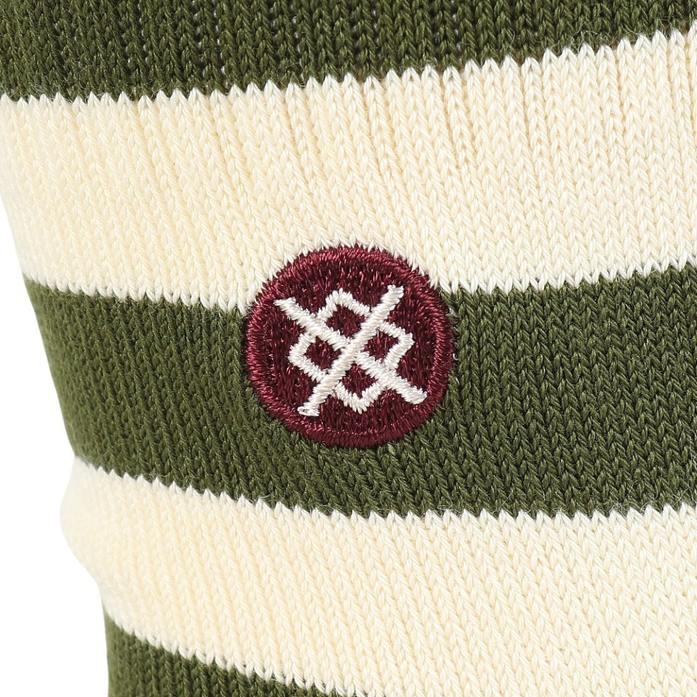 スタンス（STANCE）（メンズ、レディース）BRETON クルーソックス グリーン A556B24BRE