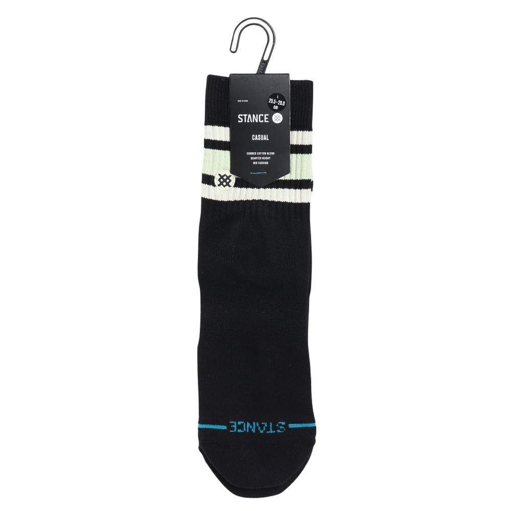 スタンス（STANCE）（メンズ）ボイド クゥオーター ソックス A356A23BOY BLK
