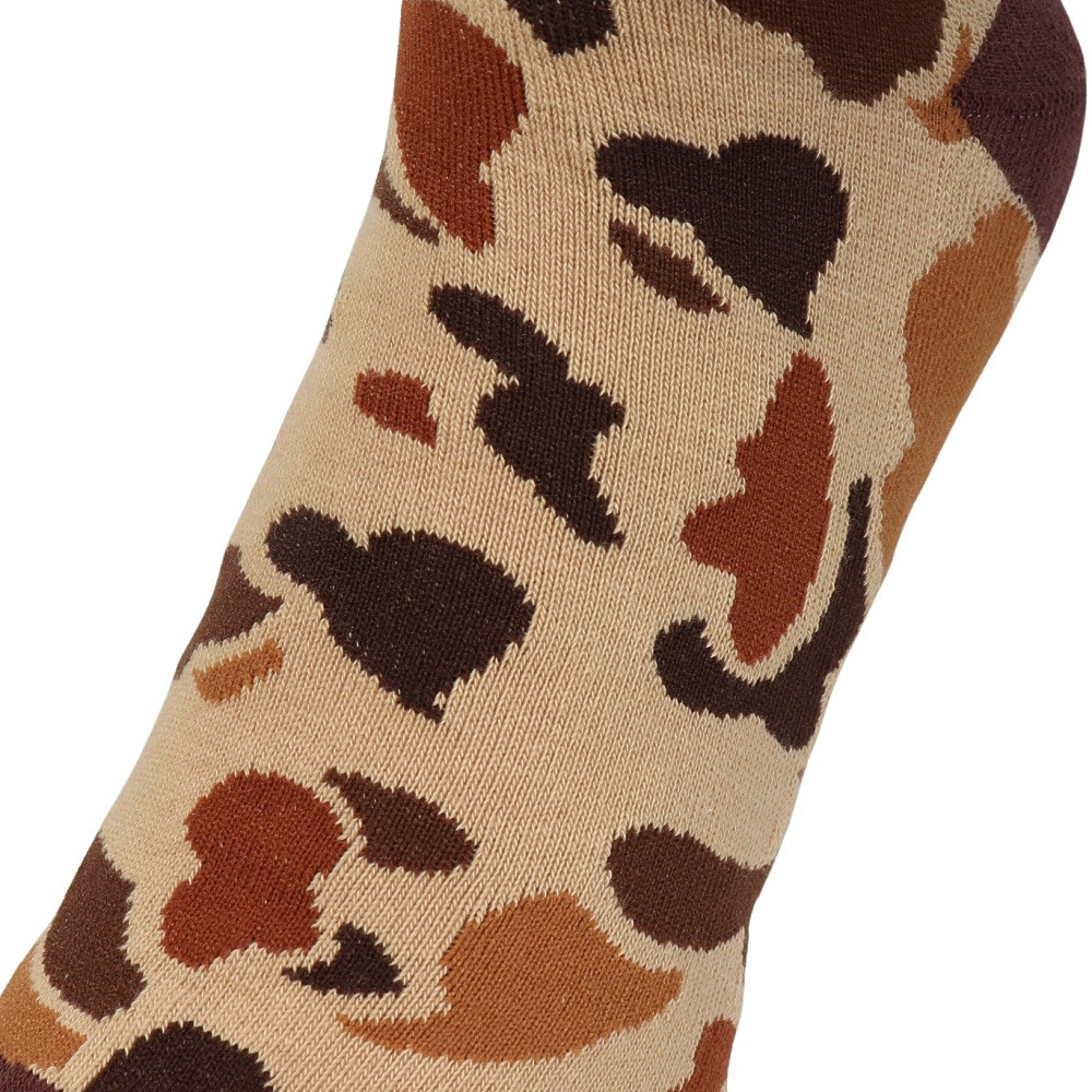 エクストララージ（XLARGE）（メンズ）SQUARE ロゴ ソックス 101244054002-BROWN
