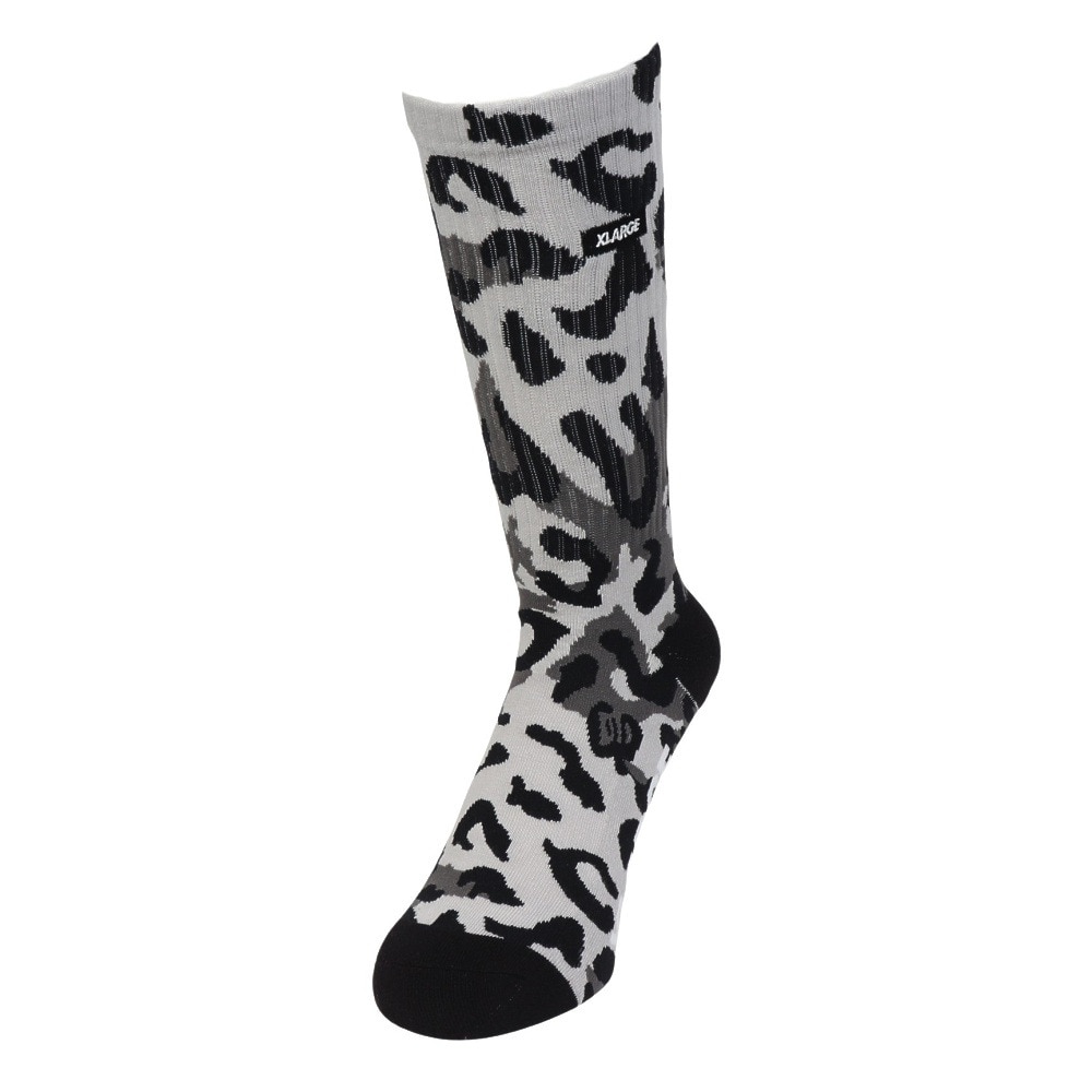 エクストララージ（XLARGE）（メンズ）SQUARE ロゴ ソックス 101244054002-GREY