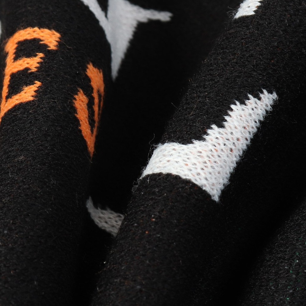 エクストララージ（XLARGE）（メンズ、レディース）JACQUARD ロゴ スカーフ マフラー 101244054003-BLACK
