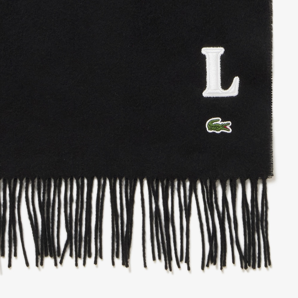 ラコステ（LACOSTE）（メンズ、レディース）Lロゴマフラー RE017J-99031