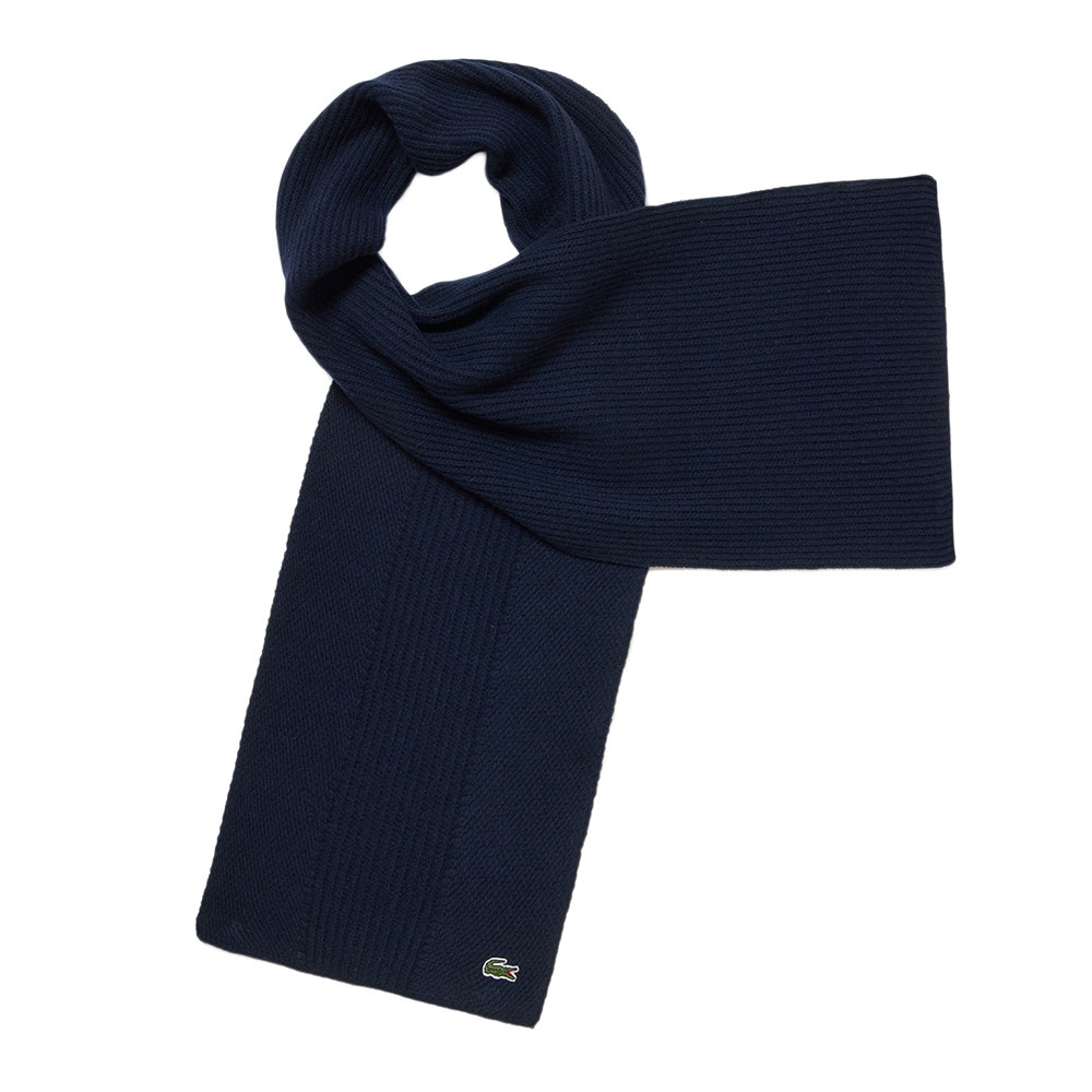 ラコステ（LACOSTE）（メンズ、レディース）ニットマフラー RE020J-99166