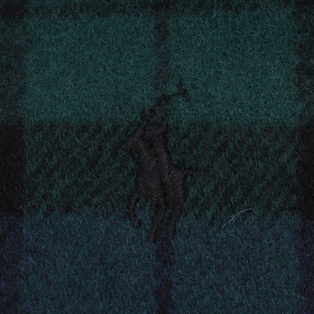 ラルフ ローレン（RALPH LAUREN）（メンズ）チェック フリンジ ウール マフラー MAPOHGS0J320865001