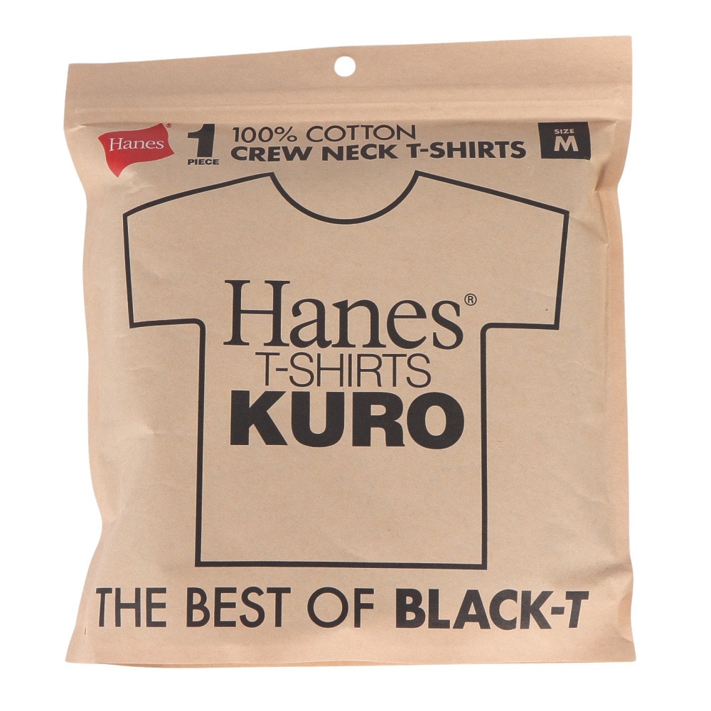ヘインズ（Hanes）（メンズ）KURO クルーネックTシャツ HM1-B201 090