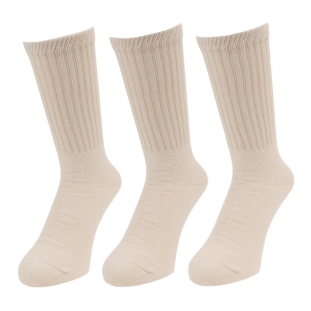 ヘルスニット（Healthknit）（メンズ）シンカークラシック無地 ソックス 3足組 191-3625