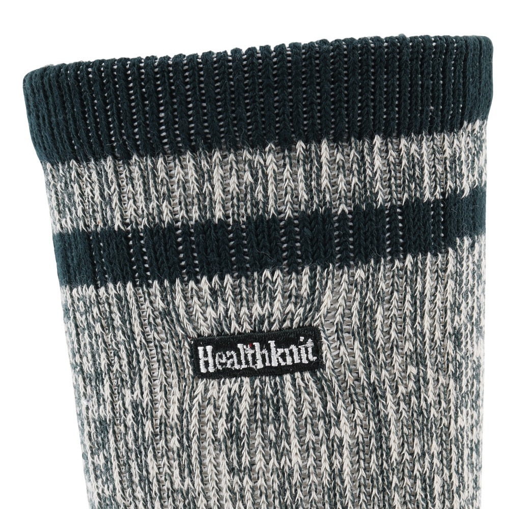 ヘルスニット（Healthknit）（メンズ）2本ライン ロゴ ソックス 2足組 191-3705