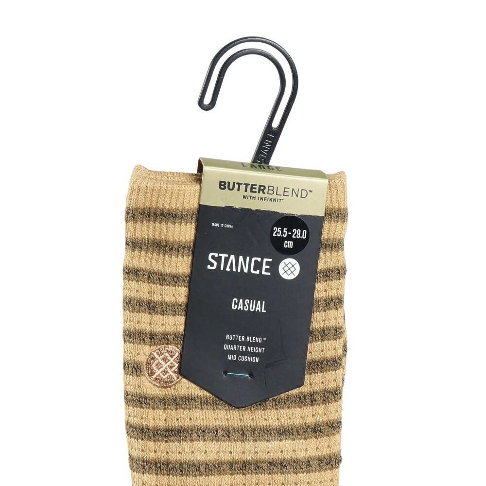 スタンス（STANCE）（メンズ）SKIPPER QUARTER ソックス A356D23SKI STO