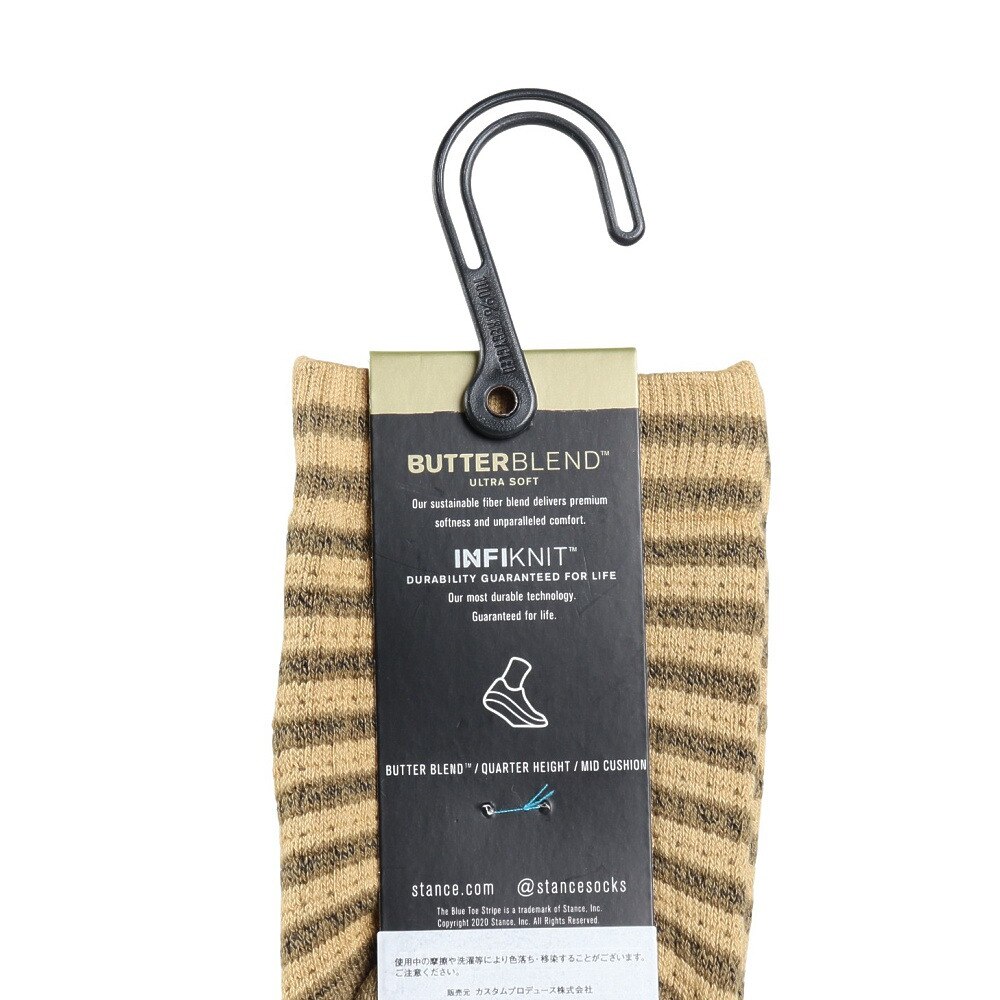 スタンス（STANCE）（メンズ）SKIPPER QUARTER ソックス A356D23SKI STO