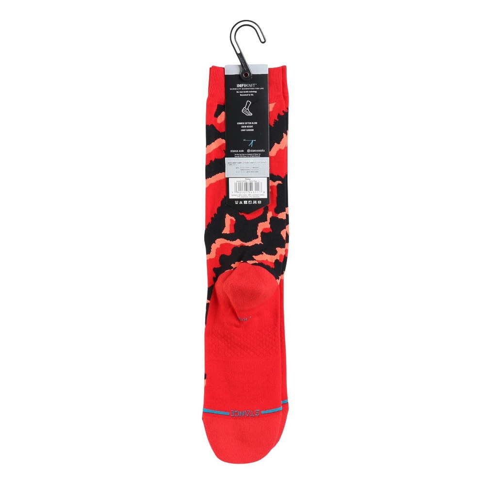スタンス（STANCE）（メンズ）PELTER ソックス A545C23PEL RED