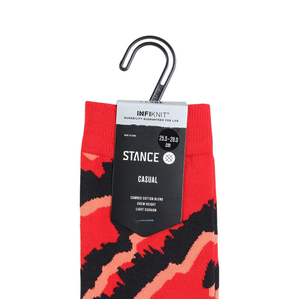 スタンス（STANCE）（メンズ）PELTER ソックス A545C23PEL RED