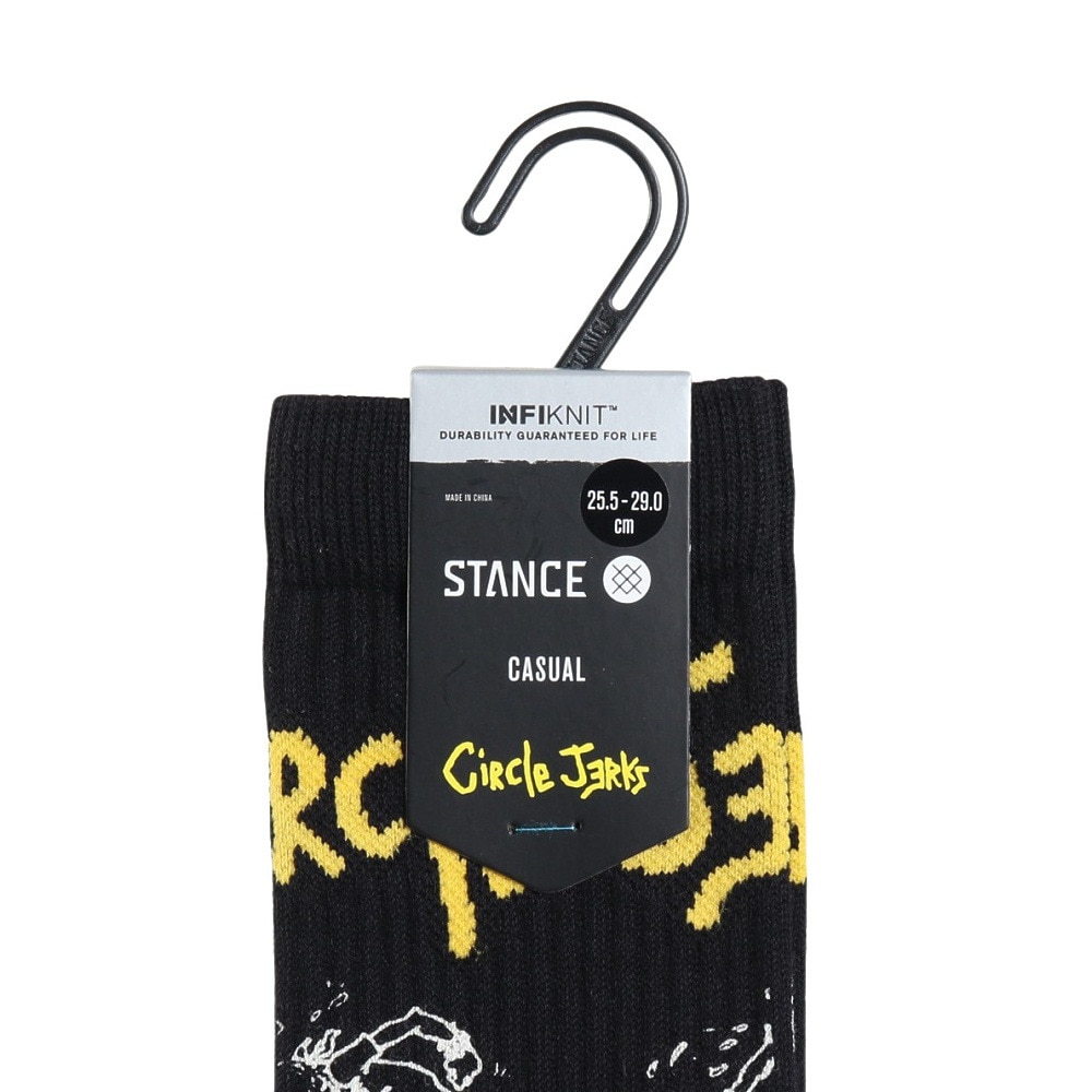 スタンス（STANCE）（メンズ）サークル・ジャークス コラボ ソックス A556A23CIR YEL