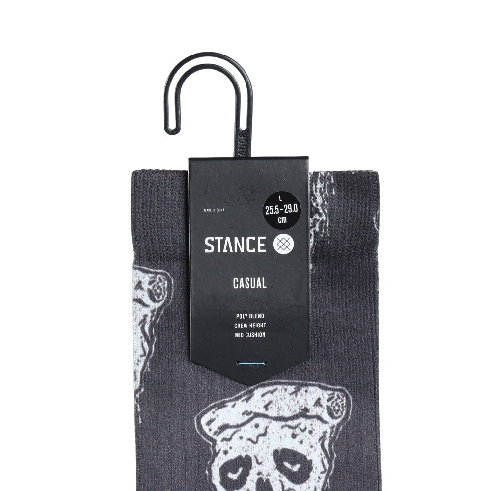 スタンス（STANCE）（メンズ）ピザ フェイス ソックス A556A24PIZ WHB