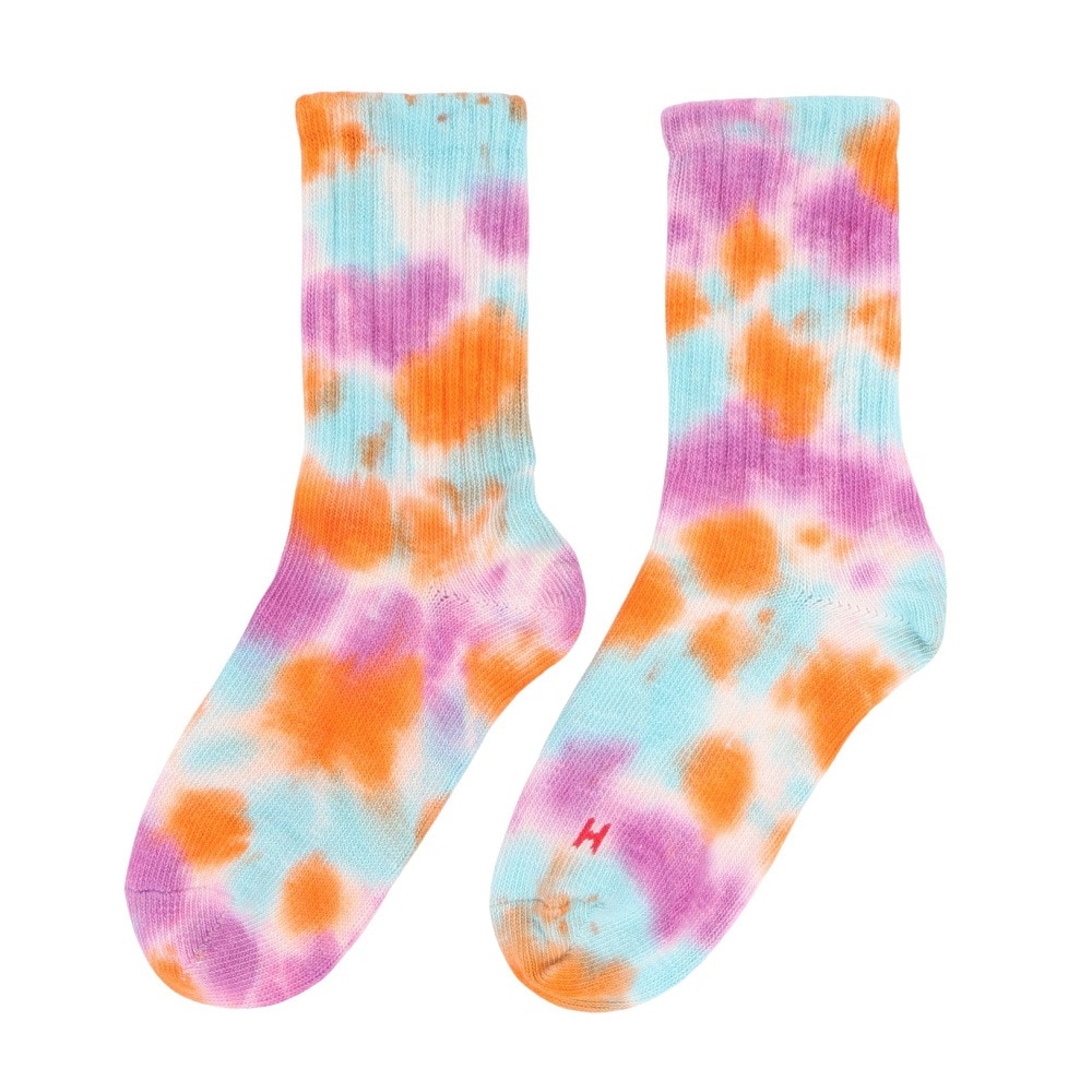 ヘルスニット（Healthknit）（メンズ、レディース）タイダイソックス 2足組 191--3613