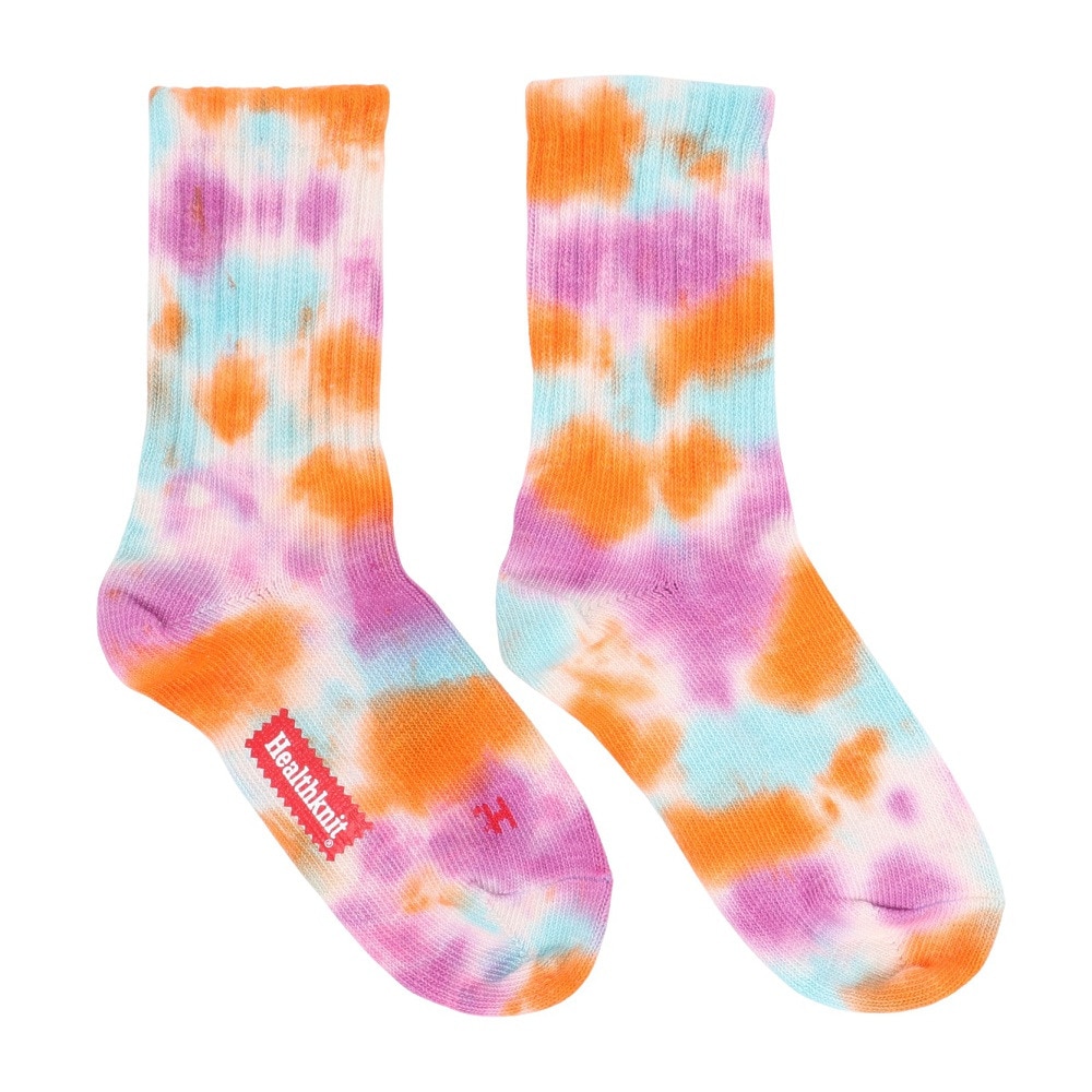 ヘルスニット（Healthknit）（メンズ、レディース）タイダイソックス 2足組 191--3613