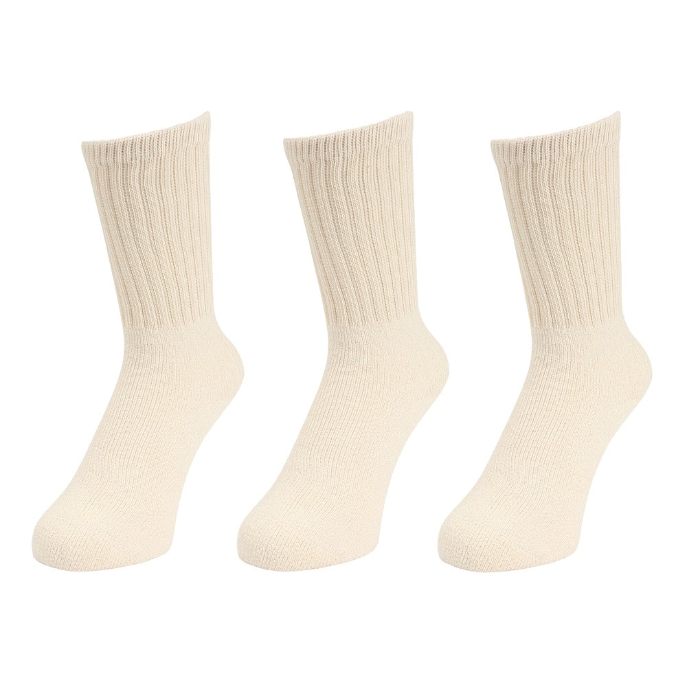 ヘルスニット（Healthknit）（メンズ）シンカークラシック無地 3足組ソックス 191-3625