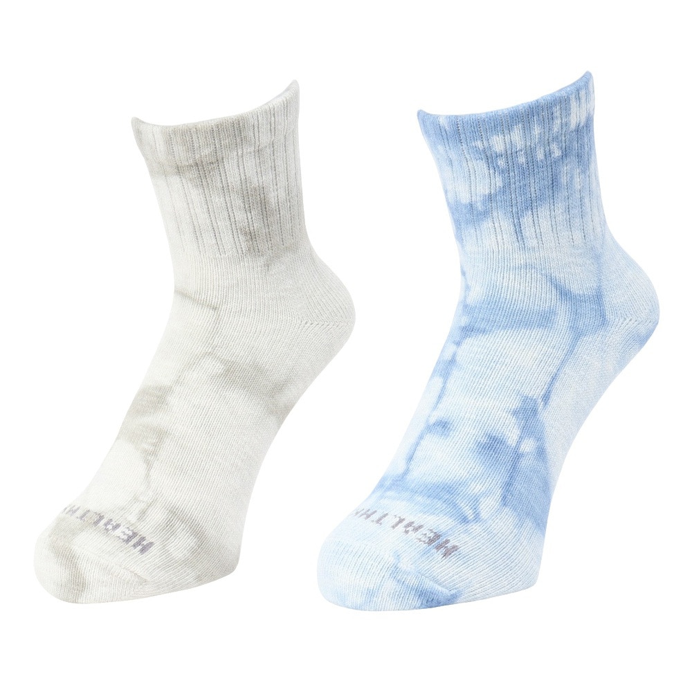 ヘルスニット（Healthknit）（メンズ、レディース）タイダイソックス 2足組 191-3691