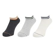 (メンズ)2本ライン 3足組ソックス 191-3702