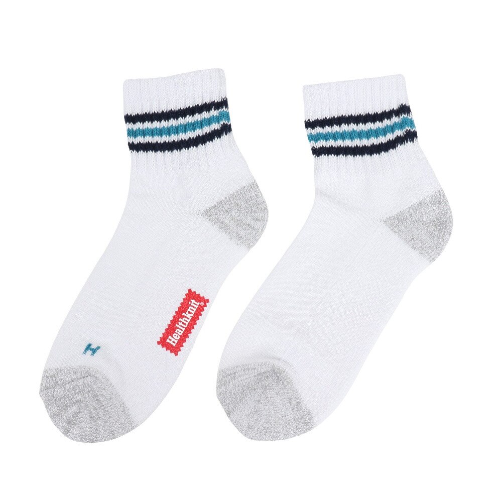 ヘルスニット（Healthknit）（メンズ）シンカー3本ライン 3足組ソックス 191-3713
