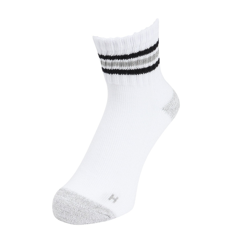 ヘルスニット（Healthknit）（メンズ）シンカー3本ライン 3足組ソックス 191-3713