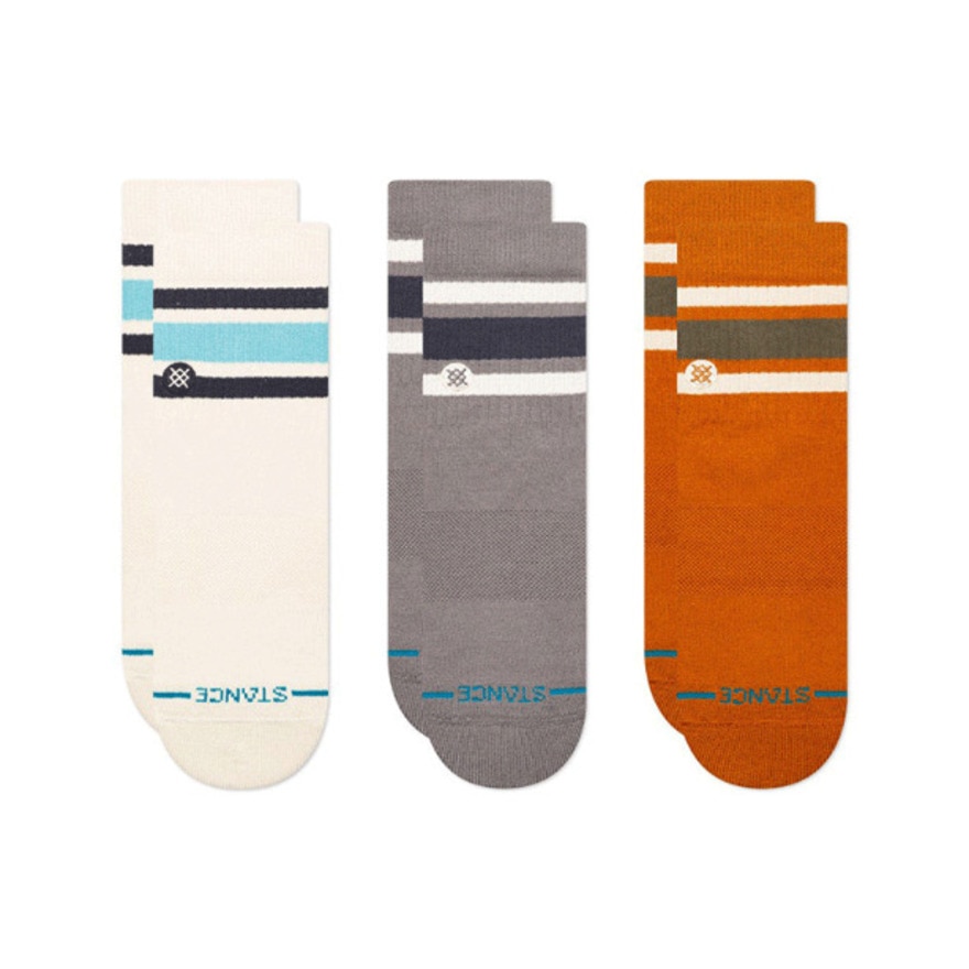 スタンス（STANCE）（メンズ）ソックス BOYD QUARTER 3足組 A356C25BOY#IVO