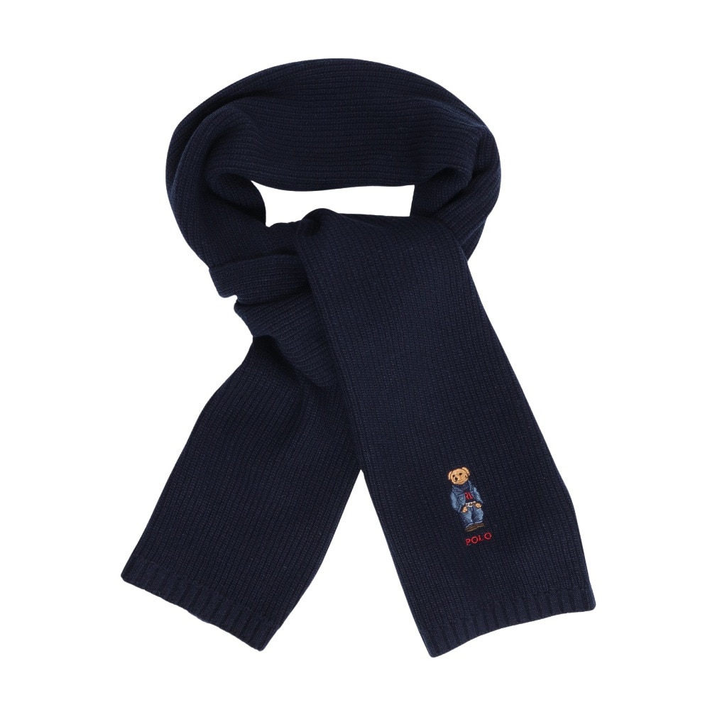 ラルフ ローレン（RALPH LAUREN）（メンズ、レディース）マフラー SOLID DENIM BEAR スカーフ MAPOHGS0J321017400