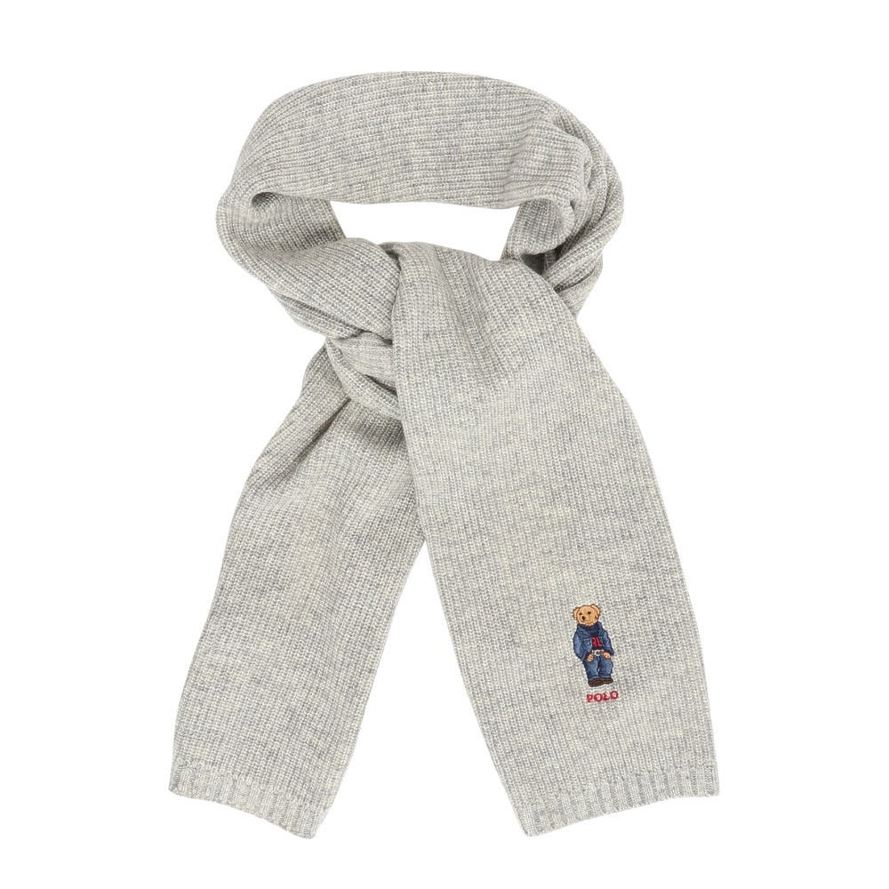 ラルフ ローレン（RALPH LAUREN）（メンズ、レディース）マフラー SOLID DENIM BEAR スカーフ MAPOHGS0J321018020