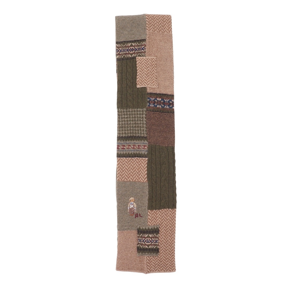 ラルフ ローレン（RALPH LAUREN）（メンズ）マフラー CHARLES BEAR PATCHWORK スカーフ MAPOHGS0J321036200