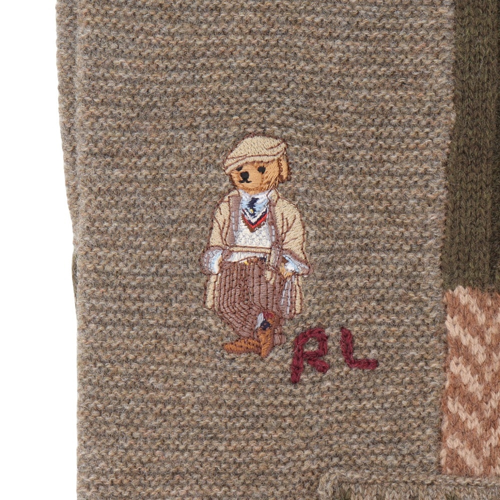 ラルフ ローレン（RALPH LAUREN）（メンズ）マフラー CHARLES BEAR PATCHWORK スカーフ MAPOHGS0J321036200