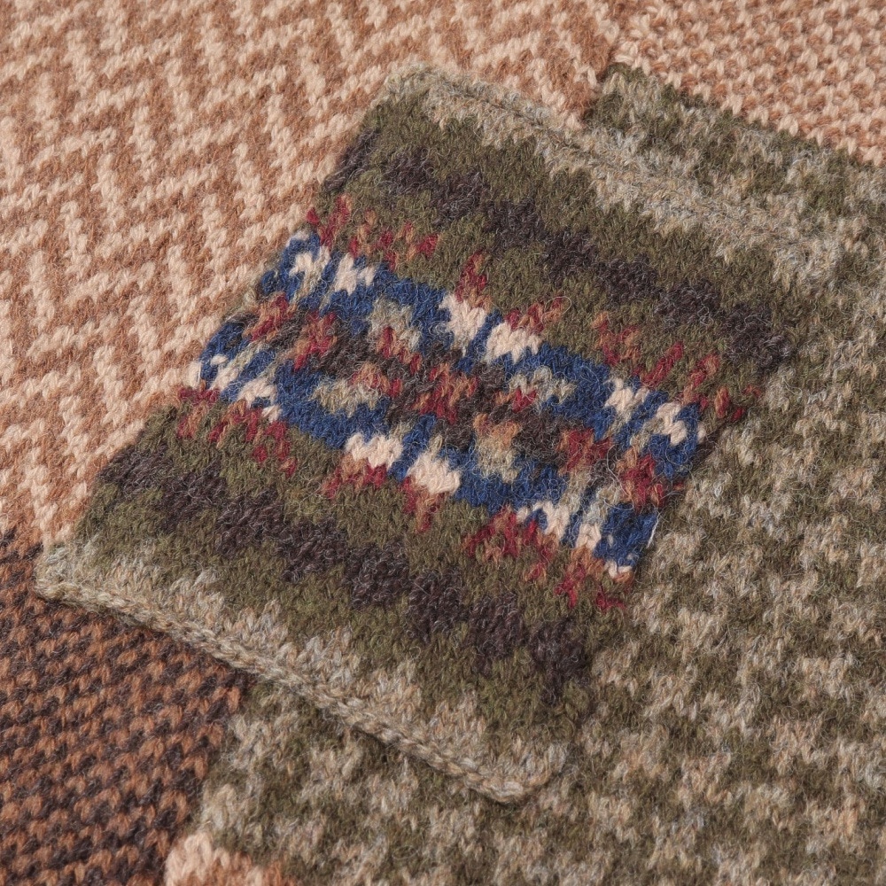 ラルフ ローレン（RALPH LAUREN）（メンズ）マフラー CHARLES BEAR PATCHWORK スカーフ MAPOHGS0J321036200