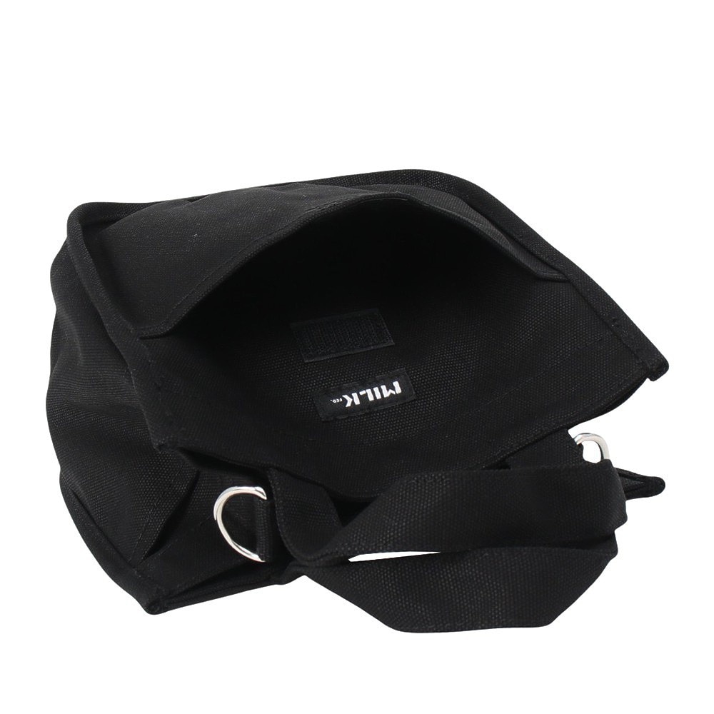 ミルクフェド（MILKFED.）（メンズ、レディース）EMBROIDERED BAR ミニ ショルダーバッグ 103213053009-BLACK