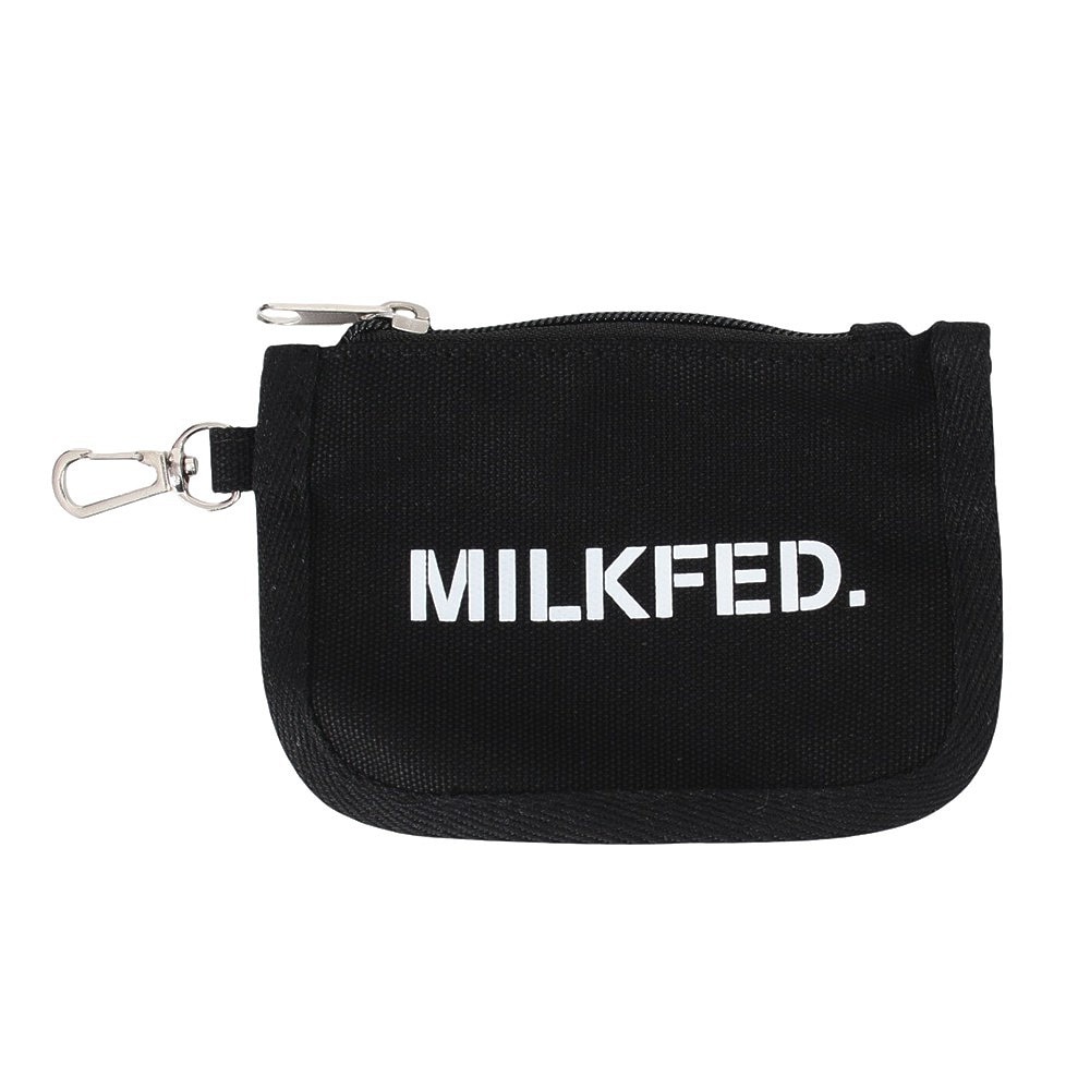 ミルクフェド（MILKFED.）（メンズ、レディース）EMBROIDERED BAR ミニ ショルダーバッグ 103213053009-BLACK