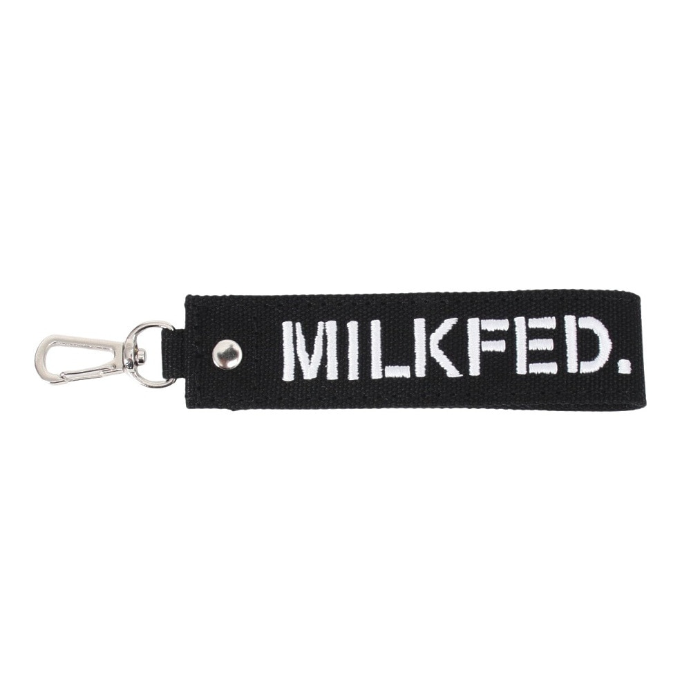 ミルクフェド（MILKFED.）（メンズ、レディース）EMBROIDERED BAR ミニ ショルダーバッグ 103213053009-BLACK