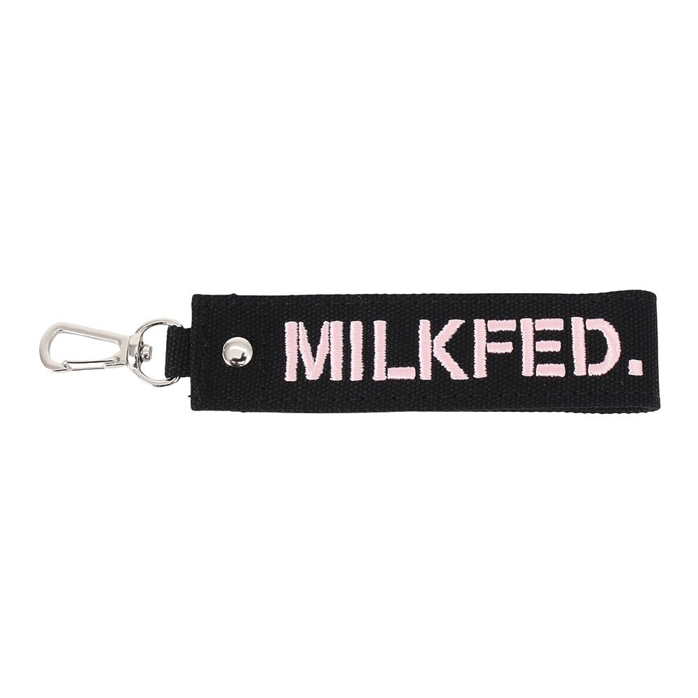 ミルクフェド（MILKFED.）（メンズ、レディース）EMBROIDERED BAR ミニ ショルダーバッグ 103213053009-LtPINK