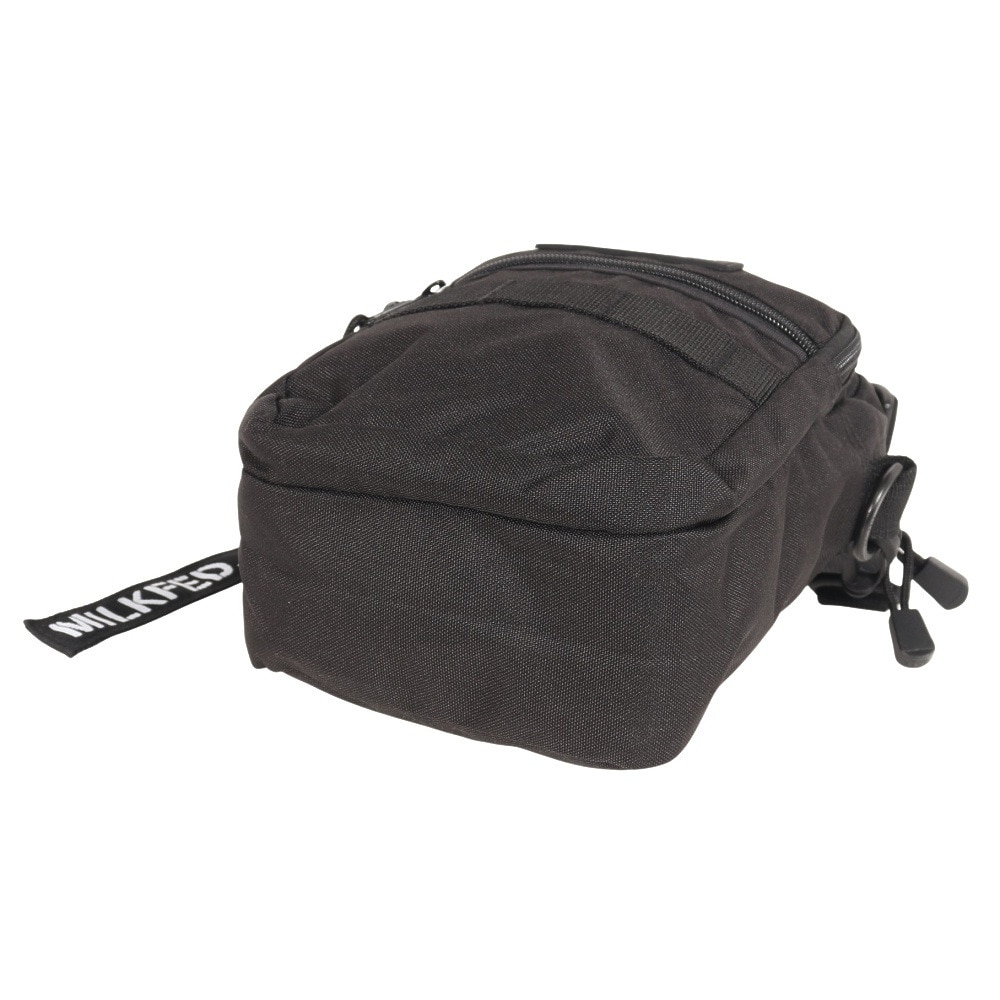 ミルクフェド（MILKFED.）（メンズ、レディース）アクティブ フロントポケット MOLLE ショルダーバッグ 103224053003-BLACK