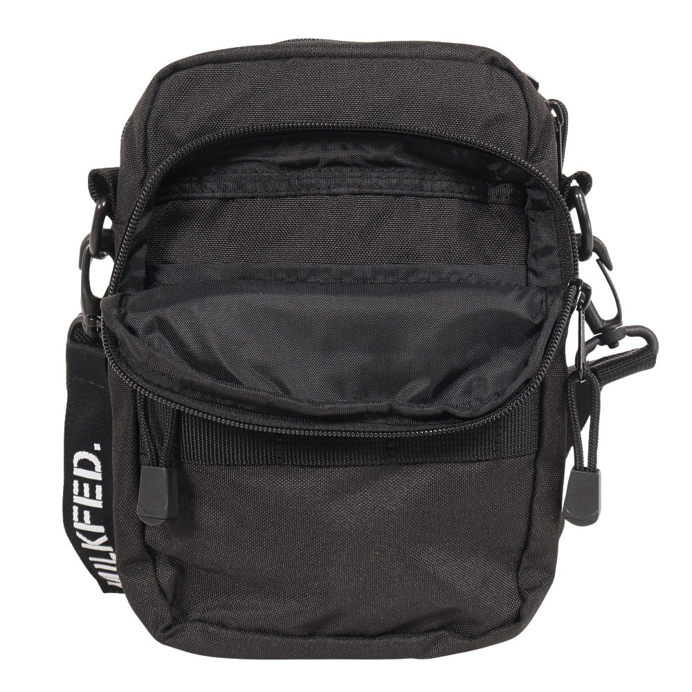 ミルクフェド（MILKFED.）（メンズ、レディース）アクティブ フロントポケット MOLLE ショルダーバッグ 103224053003-BLACK