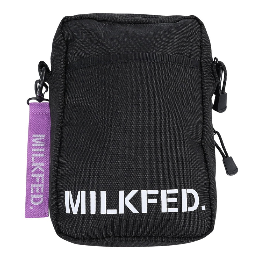 ミルクフェド（MILKFED.）（メンズ、レディース）ACTIVE フロント ポケット MOLLE ショルダーバッグ 103224053003-LtPURPLE