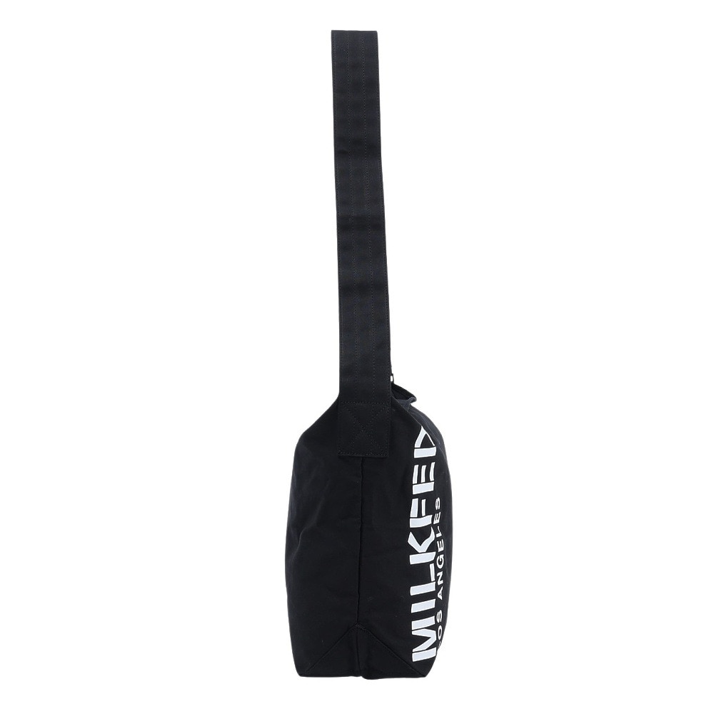 ミルクフェド（MILKFED.）（メンズ、レディース、キッズ）STENCIL ロゴ ショルダーバッグ 103233053004-BLACK
