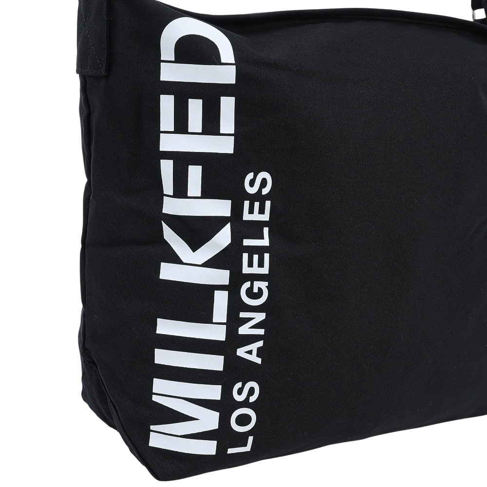 ミルクフェド（MILKFED.）（メンズ、レディース、キッズ）STENCIL ロゴ ショルダーバッグ 103233053004-BLACK
