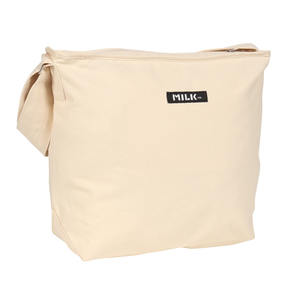 ミルクフェド（MILKFED.）（レディース）STENCIL ロゴ ショルダーバッグ 103233053004-OFF WHITE