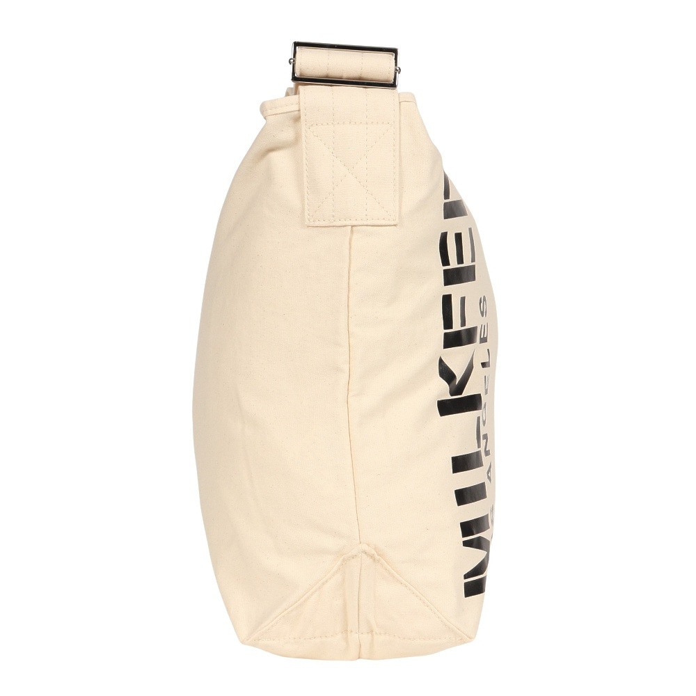 ミルクフェド（MILKFED.）（レディース）STENCIL ロゴ ショルダーバッグ 103233053004-OFF WHITE