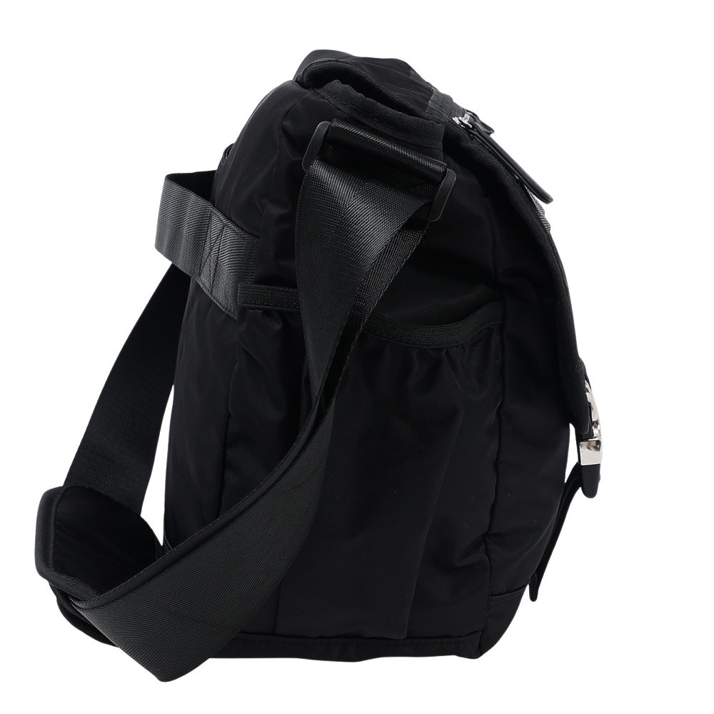 ミルクフェド（MILKFED.）（メンズ、レディース、キッズ）ロゴ PLATE メッセンジャーバッグ 103241053006-BLACK