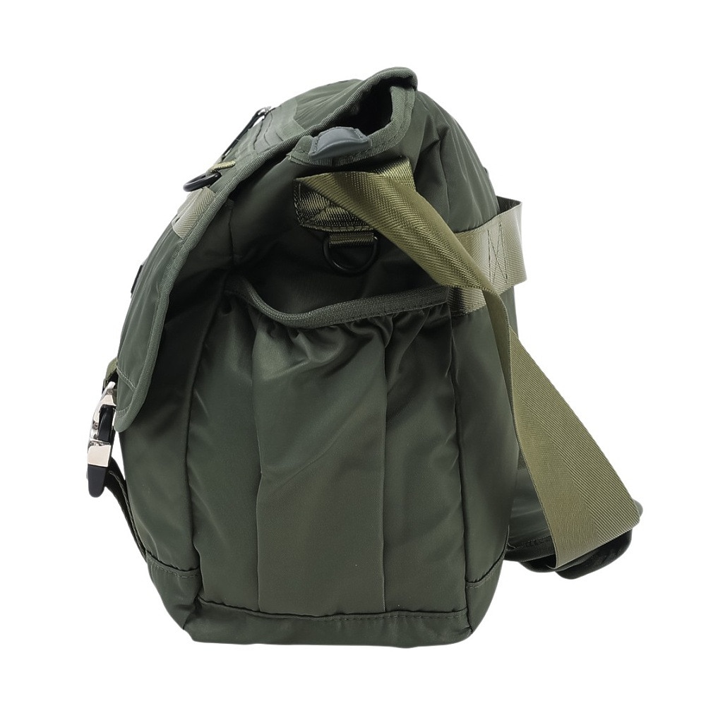 ミルクフェド（MILKFED.）（メンズ、レディース、キッズ）ロゴ PLATE メッセンジャーバッグ 103241053006-OLIVE