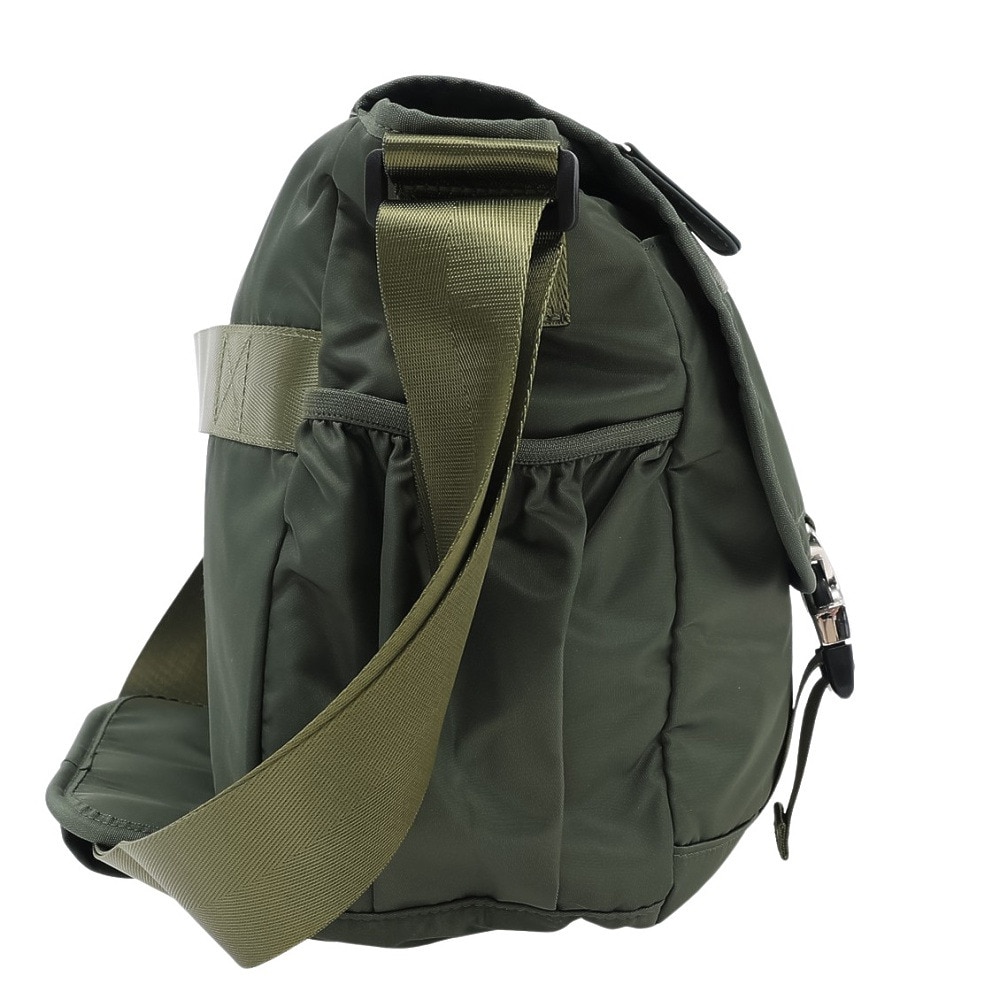 ミルクフェド（MILKFED.）（メンズ、レディース、キッズ）ロゴ PLATE メッセンジャーバッグ 103241053006-OLIVE