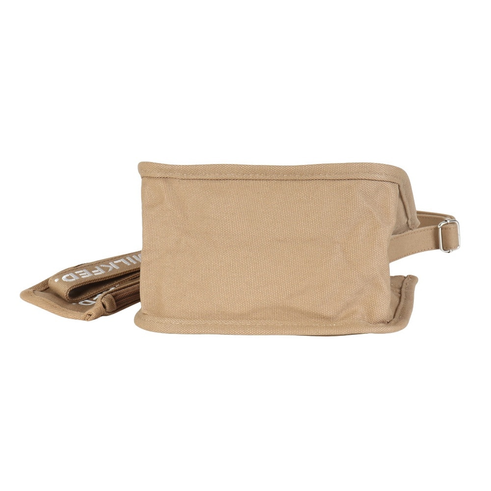 ミルクフェド（MILKFED.）（レディース）EMBROIDERED BAR ミニ ショルダーバッグ 103213053009-BEIGE