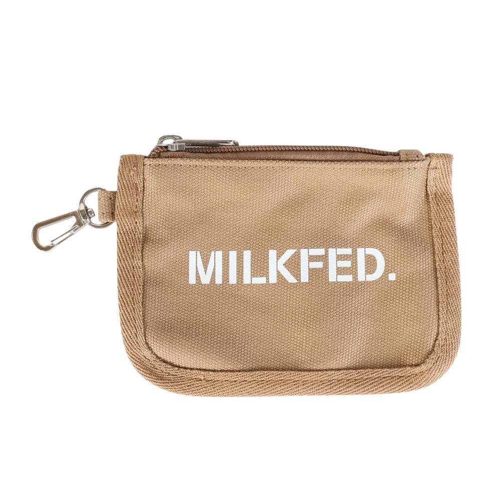 ミルクフェド（MILKFED.）（レディース）EMBROIDERED BAR ミニ ショルダーバッグ 103213053009-BEIGE