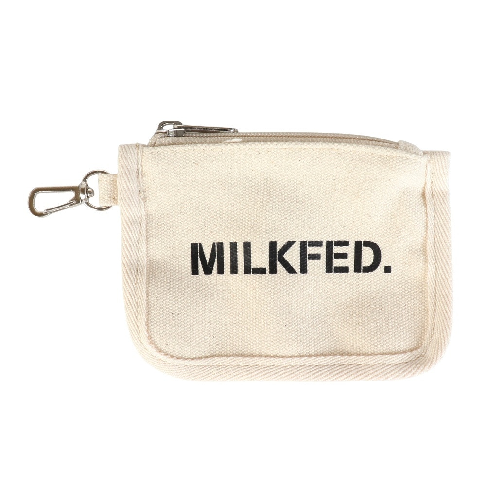 ミルクフェド（MILKFED.）（レディース）EMBROIDERED BAR ミニ ショルダーバッグ 103213053009-WHITE