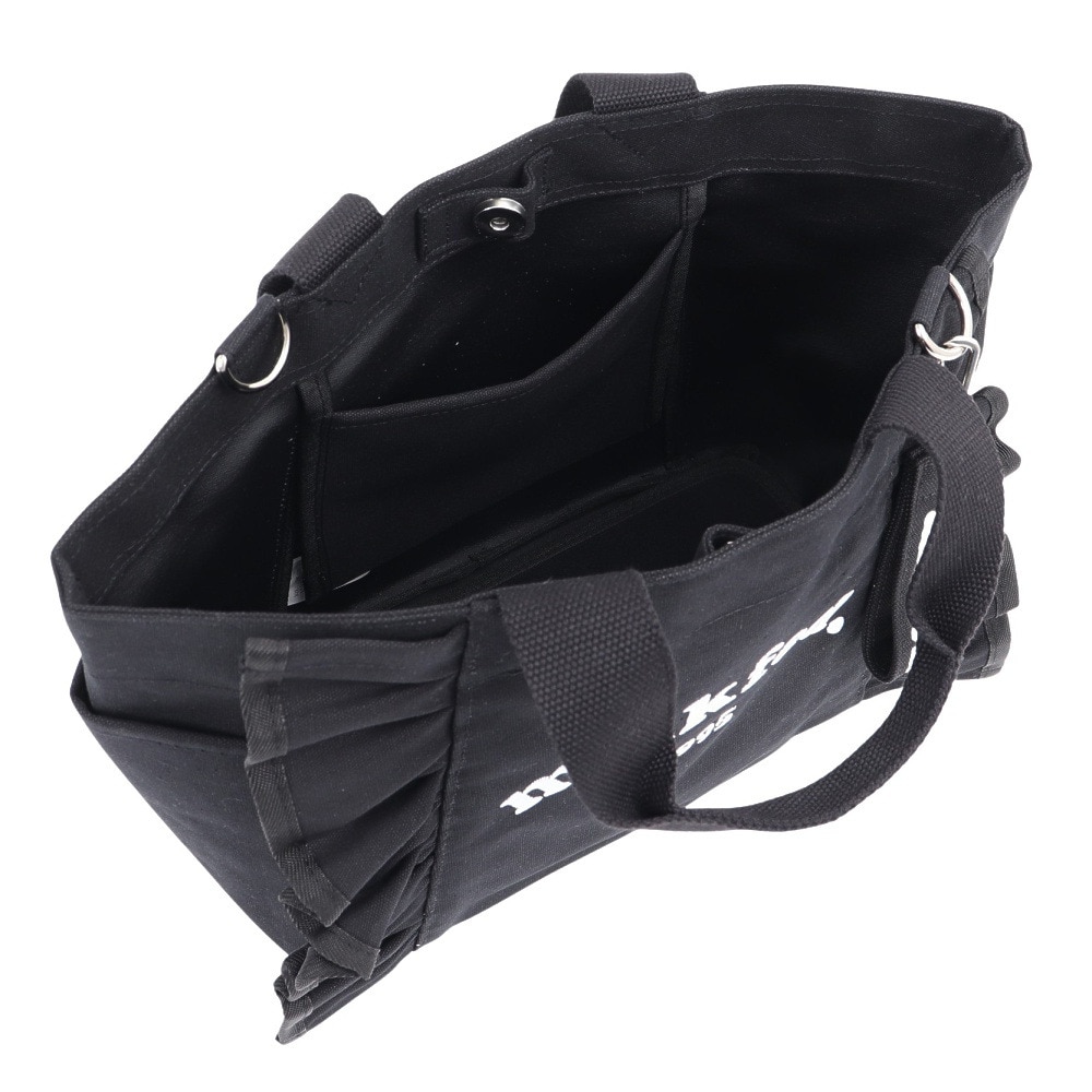 ミルクフェド（MILKFED.）（レディース）RUFFLE バッグ 103222053008-BLACK