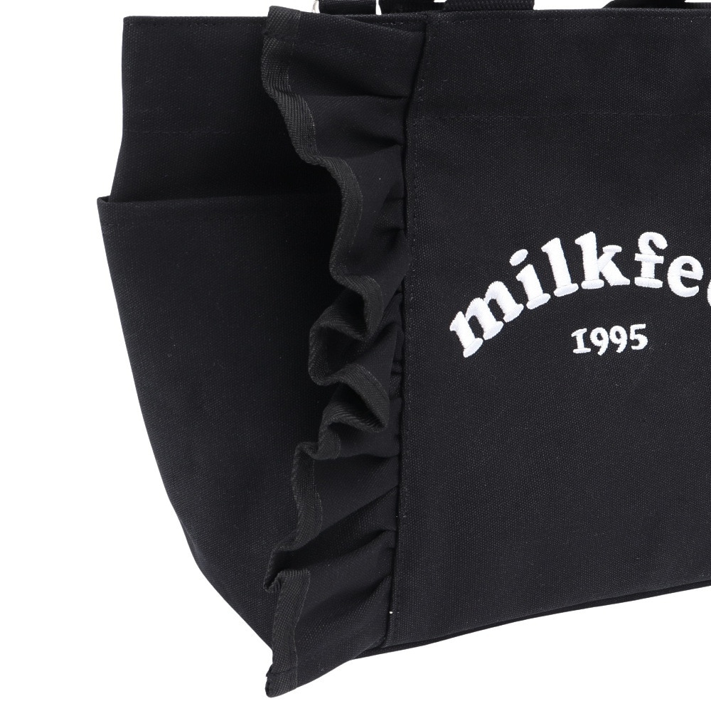 ミルクフェド（MILKFED.）（レディース）RUFFLE バッグ 103222053008-BLACK