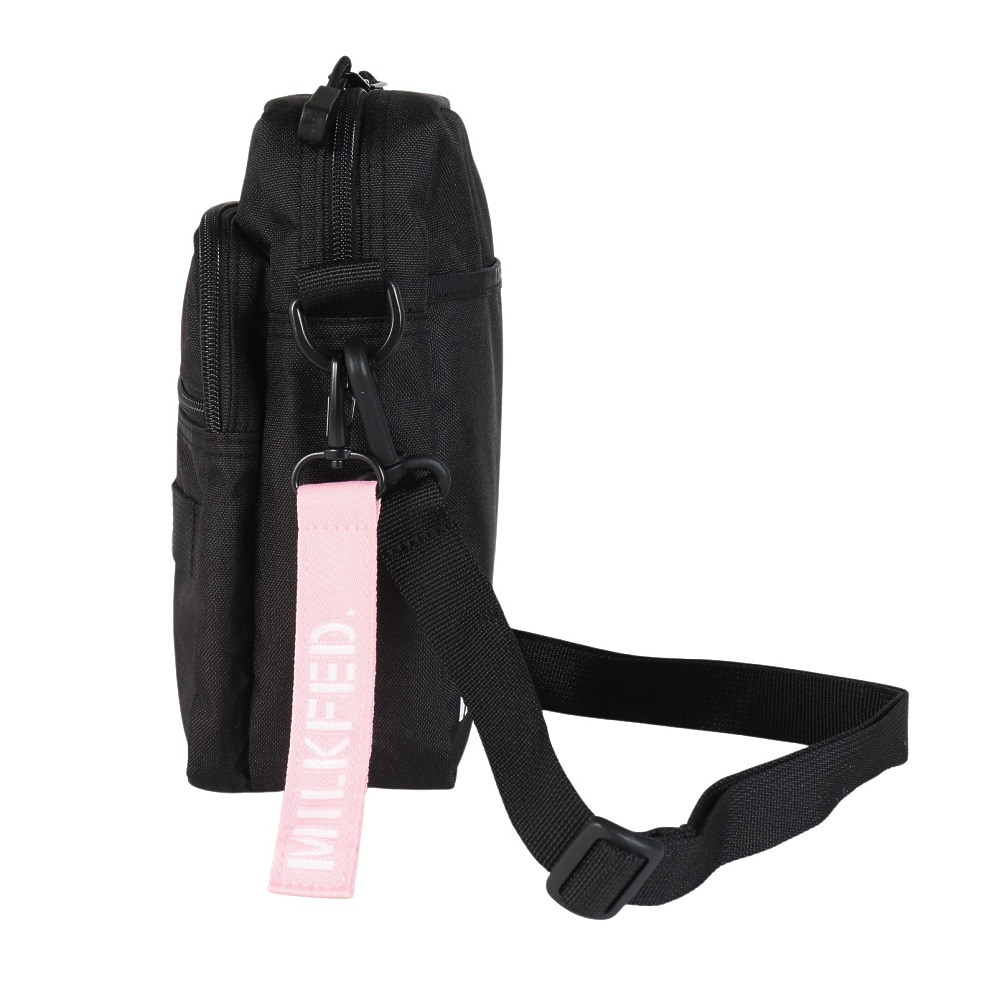 ミルクフェド（MILKFED.）（レディース）ACTIVE FRONT POCKET MOLLE ショルダーバッグ 103224053003-LtPINK